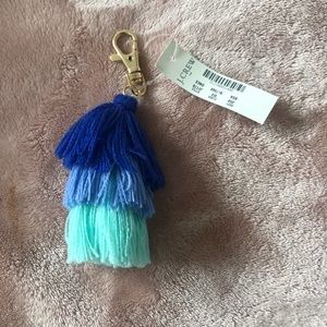 J Crew tassel key chain